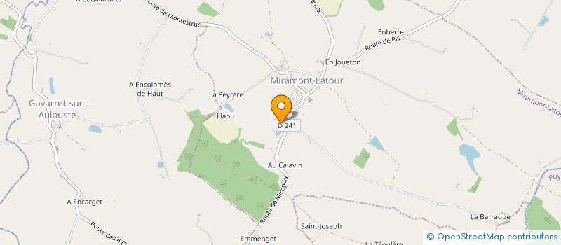 localisation de l'entreprise MONSIEUR CLEMENT BONGIORNI à MIRAMONT-LATOUR
