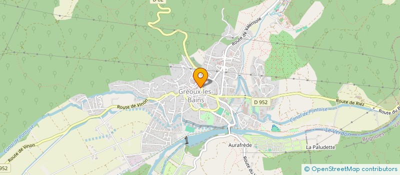 localisation de l'entreprise MONSIEUR CLEMENT BONNAUD à GREOUX-LES-BAINS