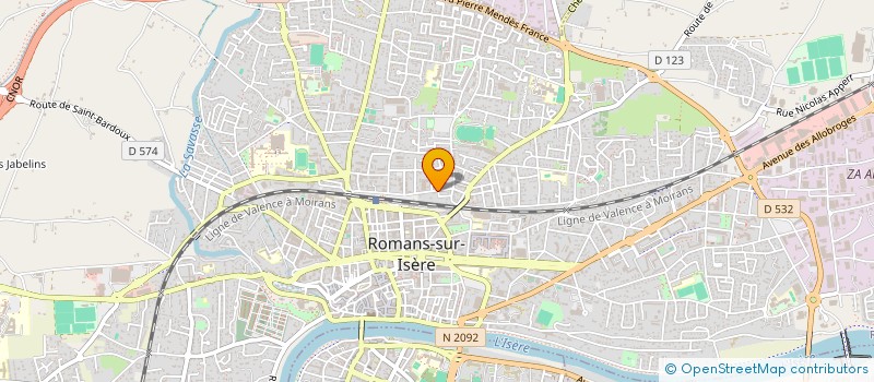 localisation de l'entreprise MONSIEUR CLEMENT BONNEFOI  ROMANS-SUR-ISERE