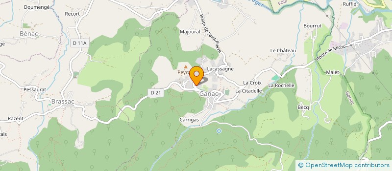 localisation de l'entreprise MONSIEUR CLEMENT BONNEFONT à GANAC
