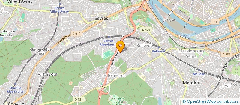 localisation de l'entreprise MONSIEUR CLEMENT BORDET à SEVRES
