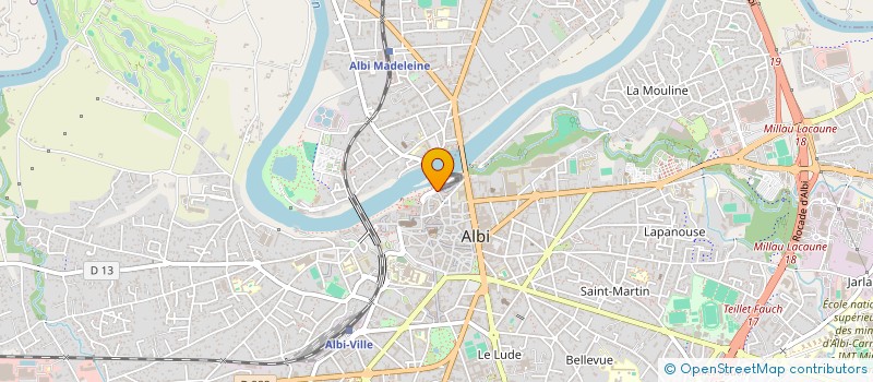 localisation de l'entreprise MONSIEUR CLEMENT BORIE à ALBI