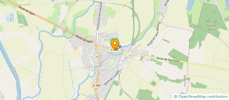 localisation de l'entreprise MONSIEUR CLEMENT BORNIER  CHAUSSIN