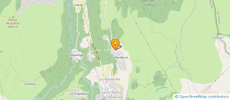 localisation de l'entreprise MONSIEUR CLEMENT BORREL à LES BELLEVILLE