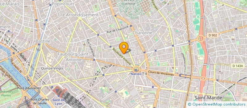 localisation de l'entreprise MONSIEUR CLEMENT BOSSARD  PARIS