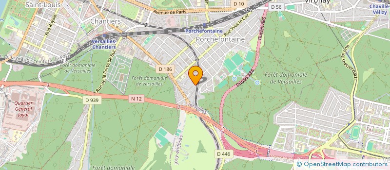 localisation de l'entreprise MONSIEUR CLEMENT BOUCHEZ à VERSAILLES