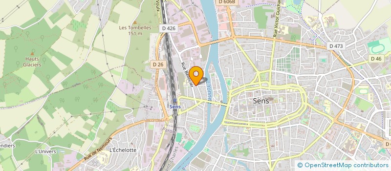 localisation de l'entreprise MONSIEUR CLEMENT BOUCHEZ  SENS