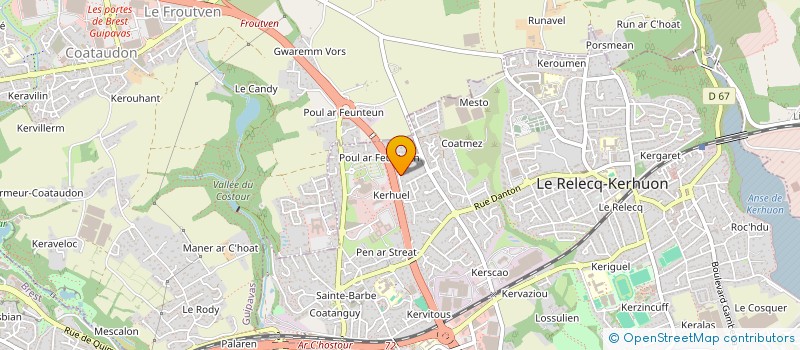 localisation de l'entreprise MONSIEUR CLEMENT BOUDET  TREDARZEC