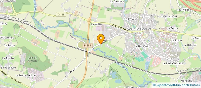 localisation de l'entreprise MONSIEUR CLEMENT BOUGNEUX  VEZIN-LE-COQUET