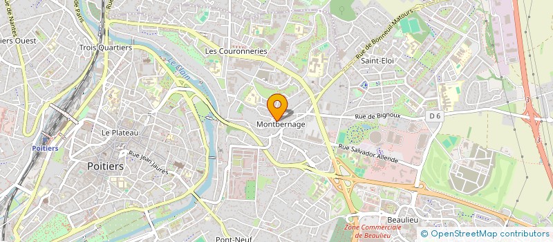 localisation de l'entreprise MONSIEUR CLEMENT BOULADOUX  POITIERS