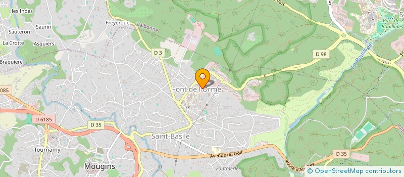 localisation de l'entreprise MONSIEUR CLEMENT BOULLOT  MOUGINS