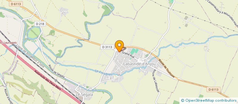 localisation de l'entreprise MONSIEUR CLEMENT BOULONGNE  LABASTIDE-D'ANJOU