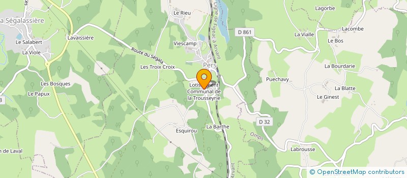 localisation de l'entreprise MONSIEUR CLEMENT BOURBON à LE ROUGET-PERS