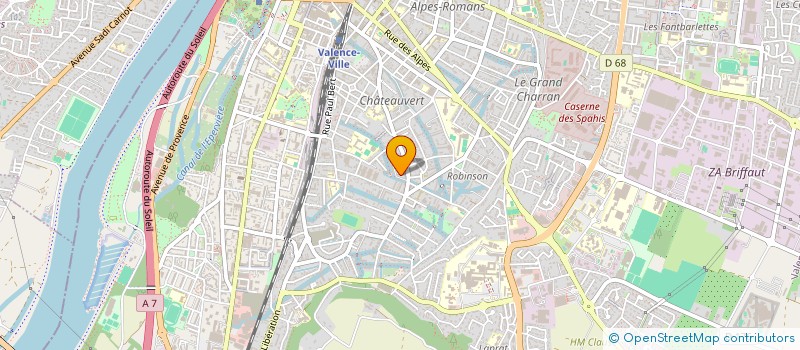 localisation de l'entreprise MONSIEUR CLEMENT BOURDEUX  VALENCE