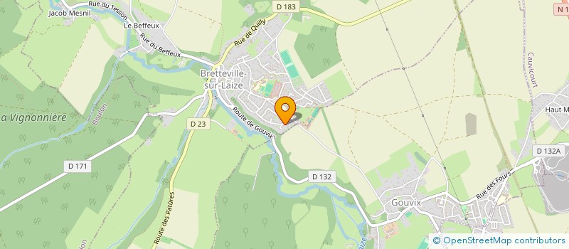 localisation de l'entreprise MONSIEUR CLEMENT BOURGOIN  BRETTEVILLE-SUR-LAIZE