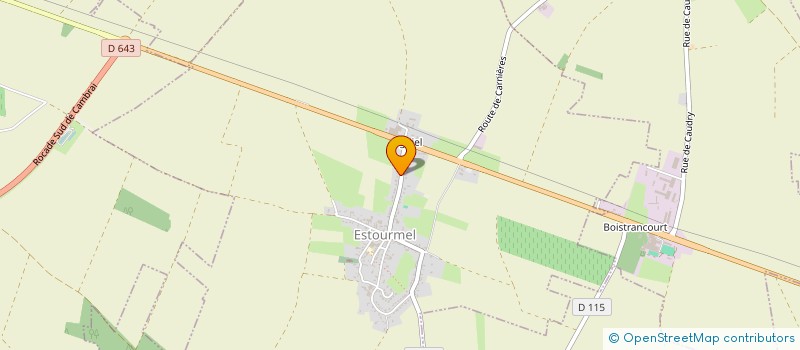 localisation de l'entreprise MONSIEUR CLEMENT BOURLET  ESTOURMEL