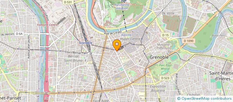 localisation de l'entreprise MONSIEUR CLEMENT BOURQUIN à GRENOBLE