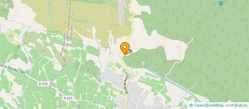 localisation de l'entreprise MONSIEUR CLEMENT BOUSQUET  POURRIERES