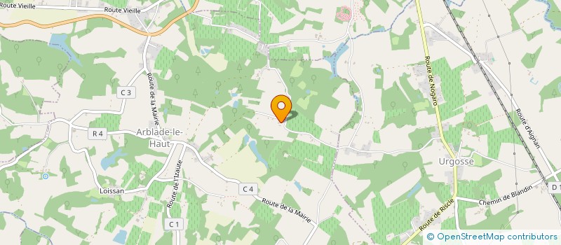 localisation de l'entreprise MONSIEUR CLEMENT BOUSSES  ARBLADE-LE-HAUT