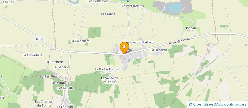 localisation de l'entreprise MONSIEUR CLEMENT BOUTARD  LOIR EN VALLEE