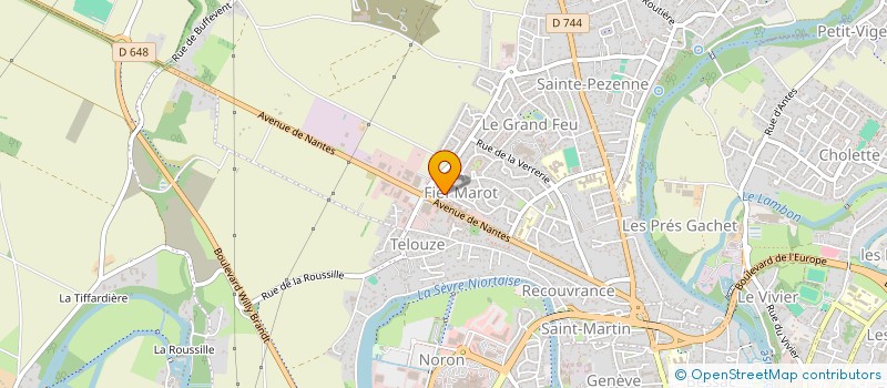 localisation de l'entreprise MONSIEUR CLEMENT BOUTIN à NIORT