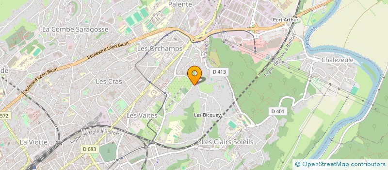 localisation de l'entreprise MONSIEUR CLEMENT BOUVARD à BESANCON