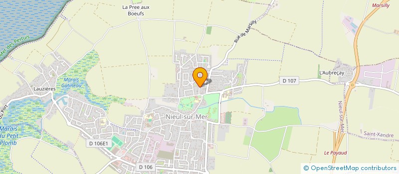 localisation de l'entreprise MONSIEUR CLEMENT BOUYGUES  NIEUL-SUR-MER