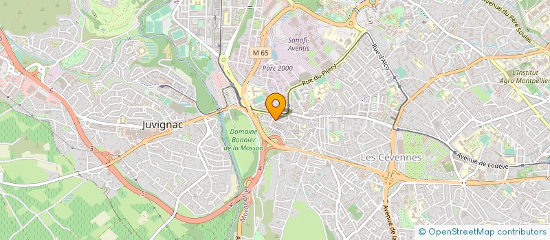 localisation de l'entreprise MONSIEUR CLEMENT BOYEAU à MONTPELLIER
