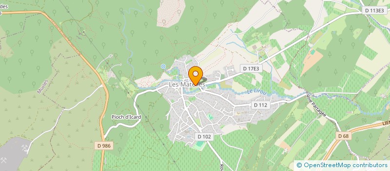 localisation de l'entreprise MONSIEUR CLEMENT BOYER  LES MATELLES