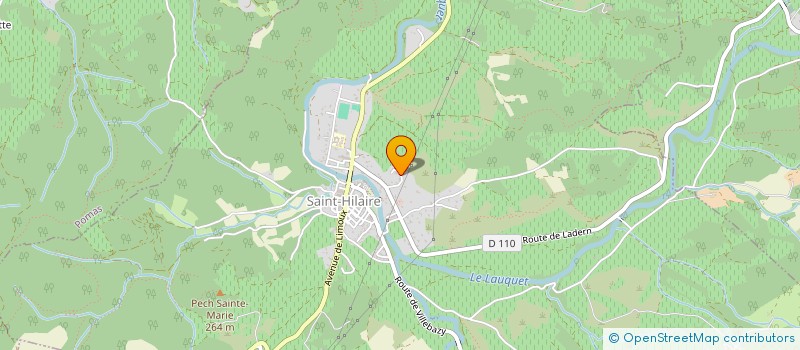 localisation de l'entreprise MONSIEUR CLEMENT BOYER  SAINT-HILAIRE