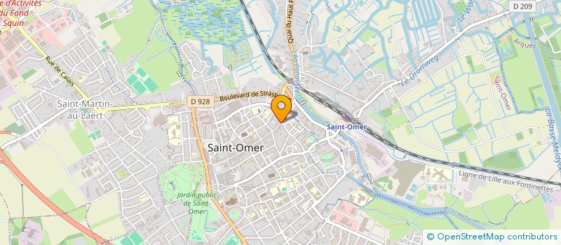 localisation de l'entreprise MONSIEUR CLEMENT BRASSEUR  SAINT-OMER