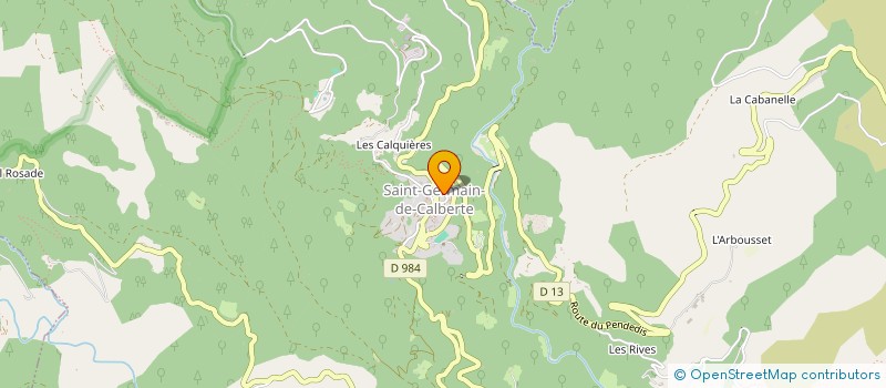 localisation de l'entreprise MONSIEUR CLEMENT BRECARD  SAINT-GERMAIN-DE-CALBERTE