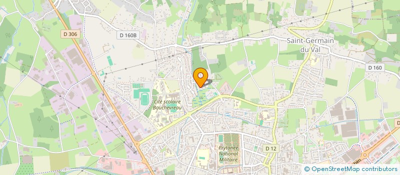 localisation de l'entreprise MONSIEUR CLEMENT BREDART  LA FLECHE