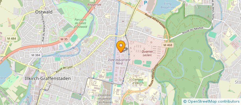 localisation de l'entreprise MONSIEUR CLEMENT BRETON  ILLKIRCH-GRAFFENSTADEN