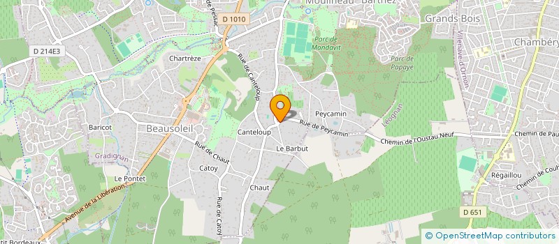 localisation de l'entreprise MONSIEUR CLEMENT BRIEDA à GRADIGNAN