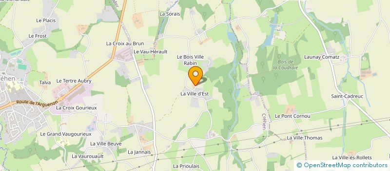 localisation de l'entreprise MONSIEUR CLEMENT BRISSET  CREHEN