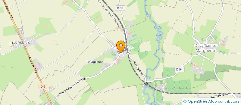 localisation de l'entreprise MONSIEUR CLEMENT BRIZOU  CONDE-SUR-SEULLES