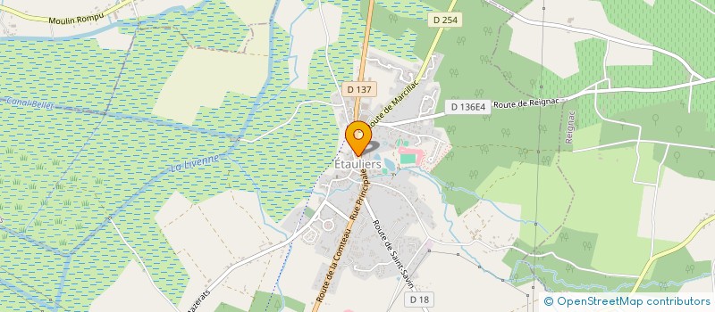 localisation de l'entreprise MONSIEUR CLEMENT BROQUAIRE  ETAULIERS