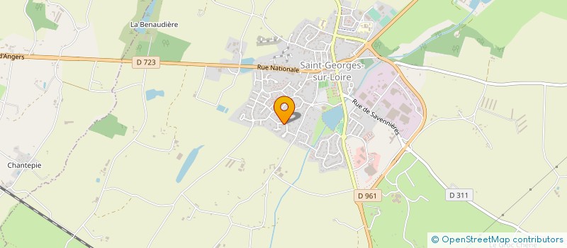 localisation de l'entreprise MONSIEUR CLEMENT BROSSEAU à SAINT-GEORGES-SUR-LOIRE