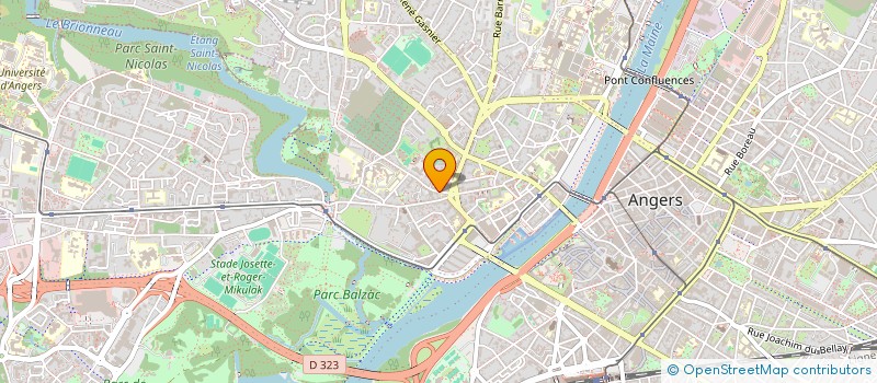 localisation de l'entreprise MONSIEUR CLEMENT BROSSET à ANGERS