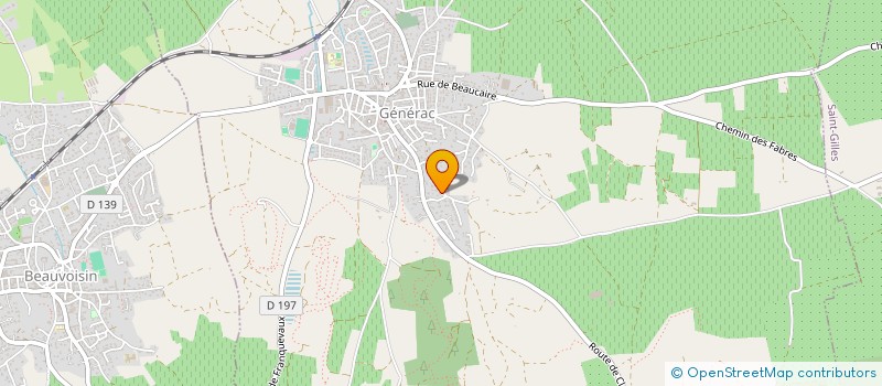 localisation de l'entreprise MONSIEUR CLEMENT BROTONS  GENERAC