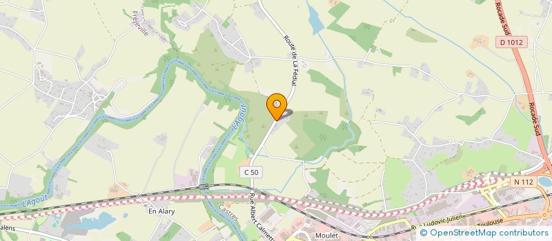 localisation de l'entreprise MONSIEUR CLEMENT BRU  CASTRES