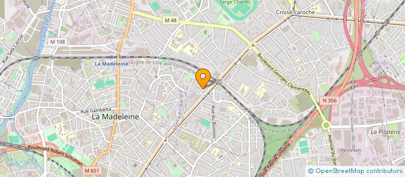 localisation de l'entreprise MONSIEUR CLEMENT BRUNEL à MARCQ-EN-BARŒUL