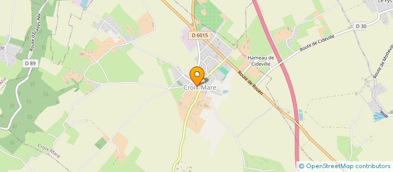 localisation de l'entreprise MONSIEUR CLEMENT BRUNEL  CROIX-MARE