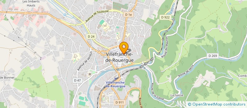 localisation de l'entreprise MONSIEUR CLEMENT BRUNET  VILLEFRANCHE-DE-ROUERGUE