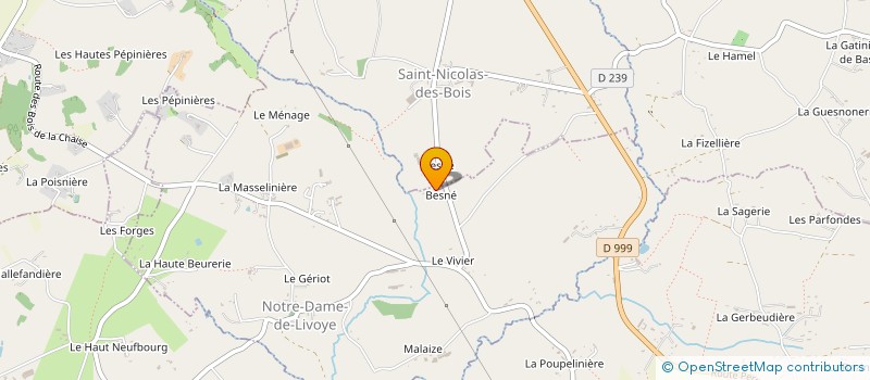 localisation de l'entreprise MONSIEUR CLEMENT BRUNNEVAL  NOTRE-DAME-DE-LIVOYE