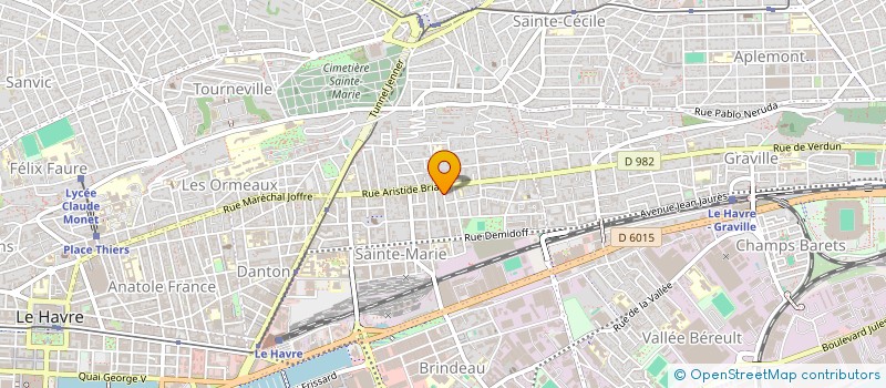 localisation de l'entreprise MONSIEUR CLEMENT BUBLOT  LE HAVRE