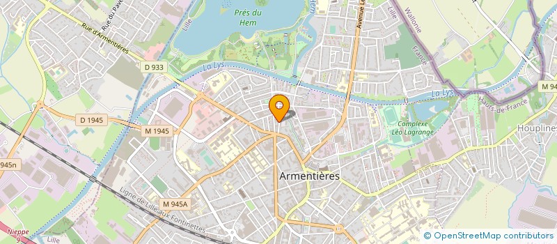 localisation de l'entreprise MONSIEUR CLEMENT BUDZIK à ARMENTIERES