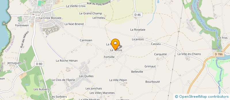 localisation de l'entreprise MONSIEUR CLEMENT BUFFARD à HILLION