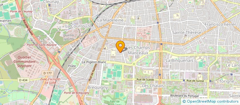 localisation de l'entreprise MONSIEUR CLEMENT BUISSON  RENNES